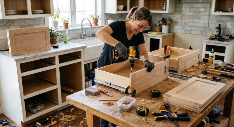 Cabinet Drawer Remodeling in Indianapolis, IN
