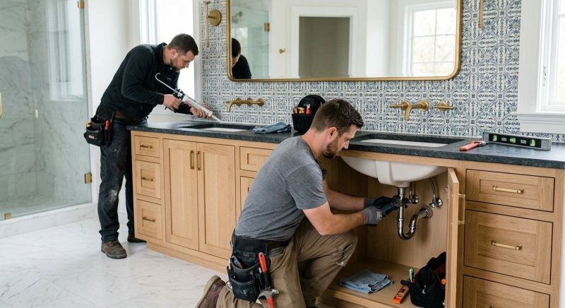 Custom Vanity Installation in Terre Haute, IN