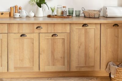 Cherry Cabinet Refacing in Austin, TX