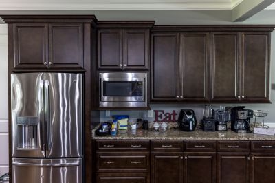 Cherry Cabinet Refacing in Carmel, IN