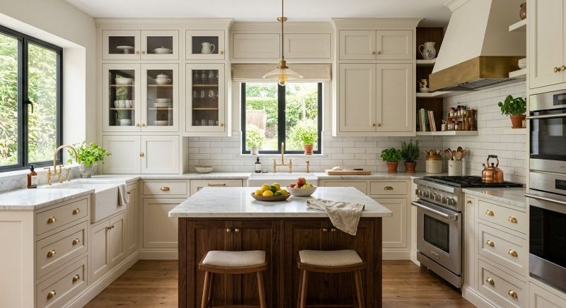 Cherry Cabinet Remodeling in Conroe, TX