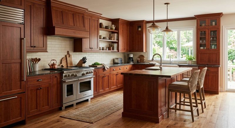 Cherry Cabinet Remodeling in Clarksville, TN