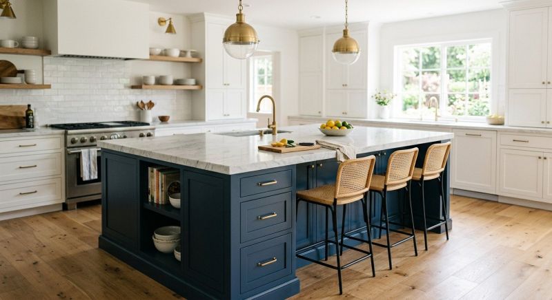 Kitchen Island Installation in Kokomo, IN