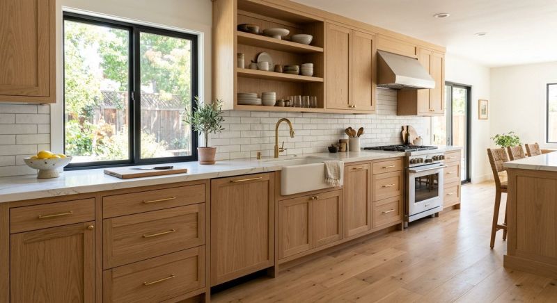 Oak Cabinet Remodeling in Carmel, IN