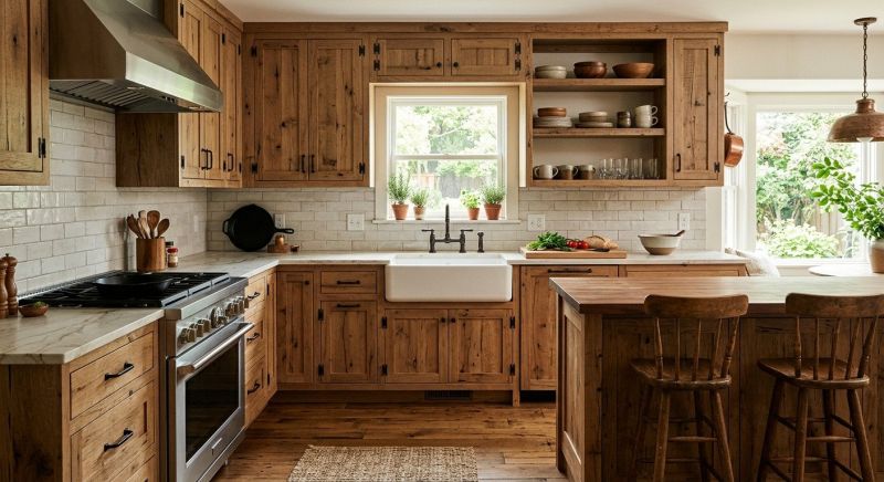 Rustic Cabinets Installation in Dayton, OH